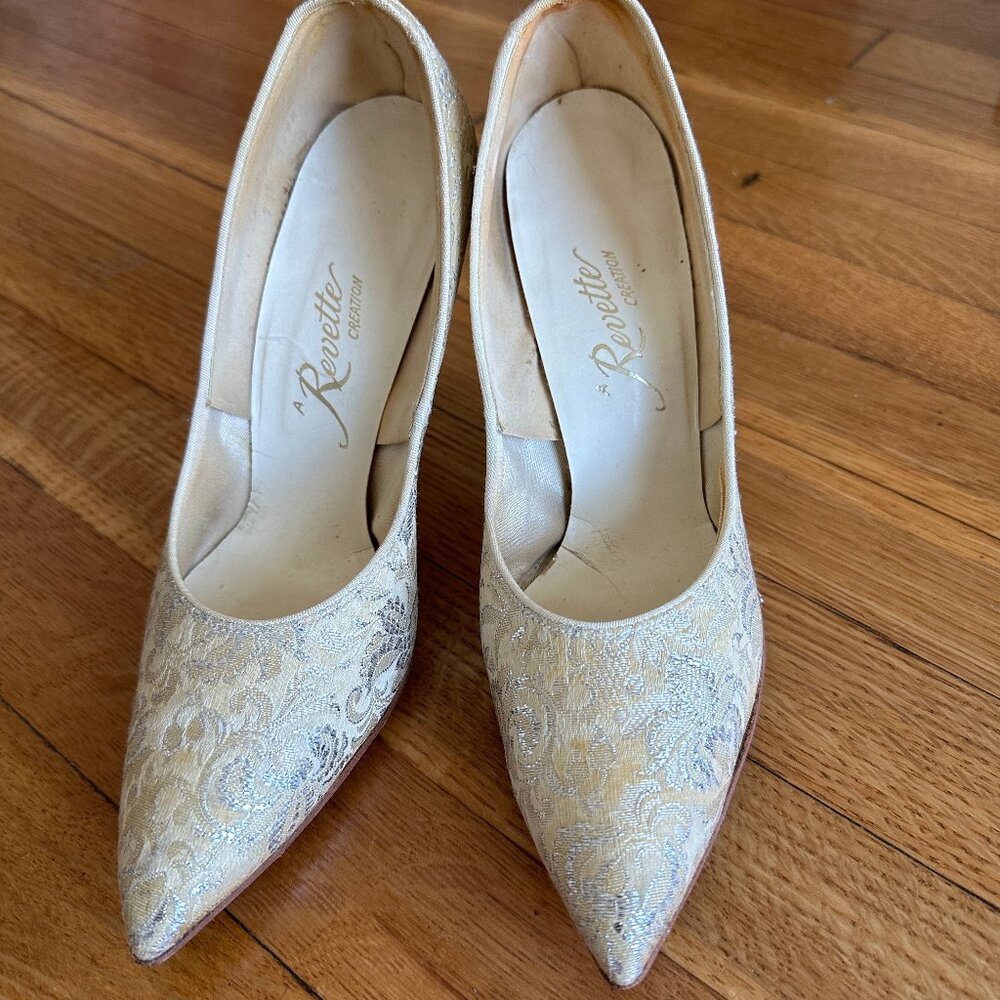 Vintage Sz.7 Brocade Heels